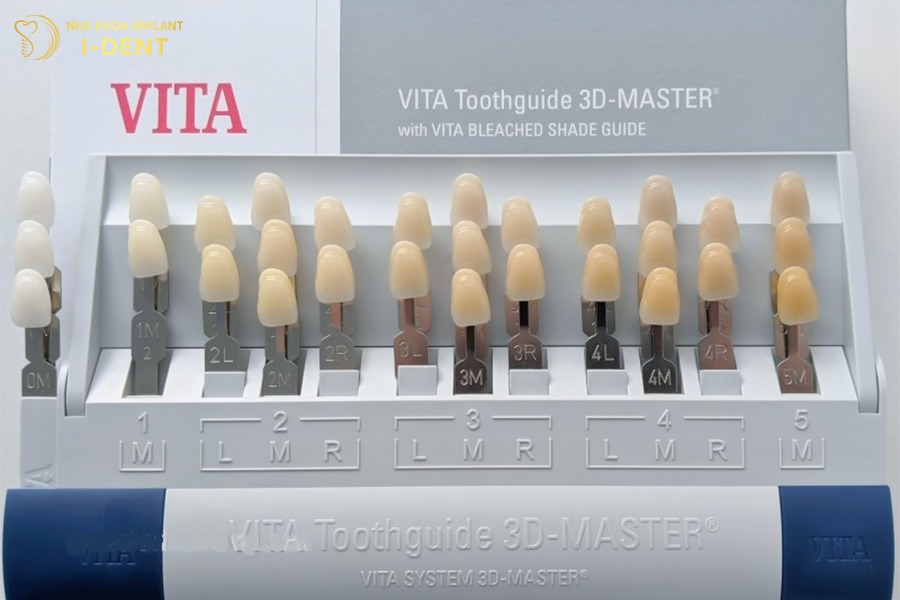bảng màu răng chuẩn