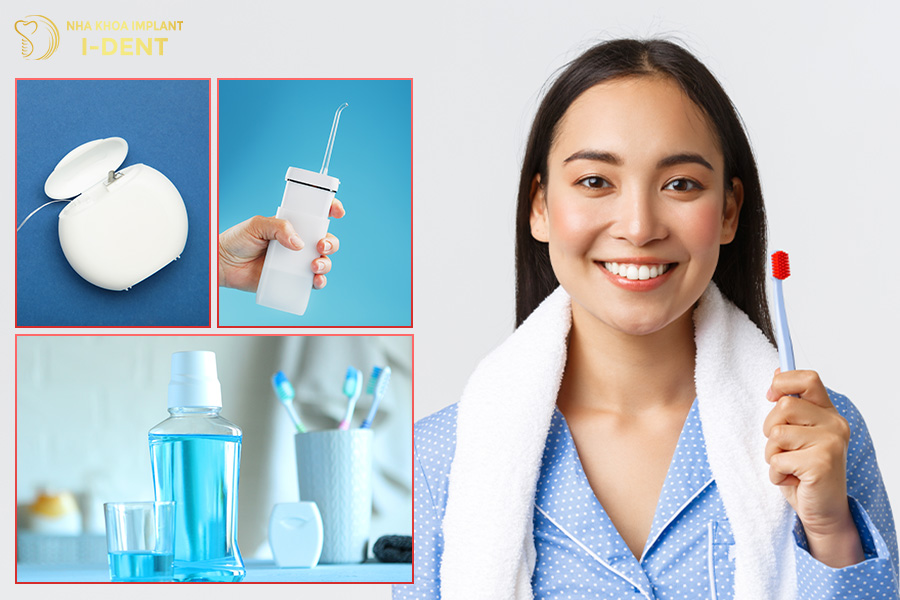 Vệ sinh răng bọc sứ để răng luôn trắng sáng