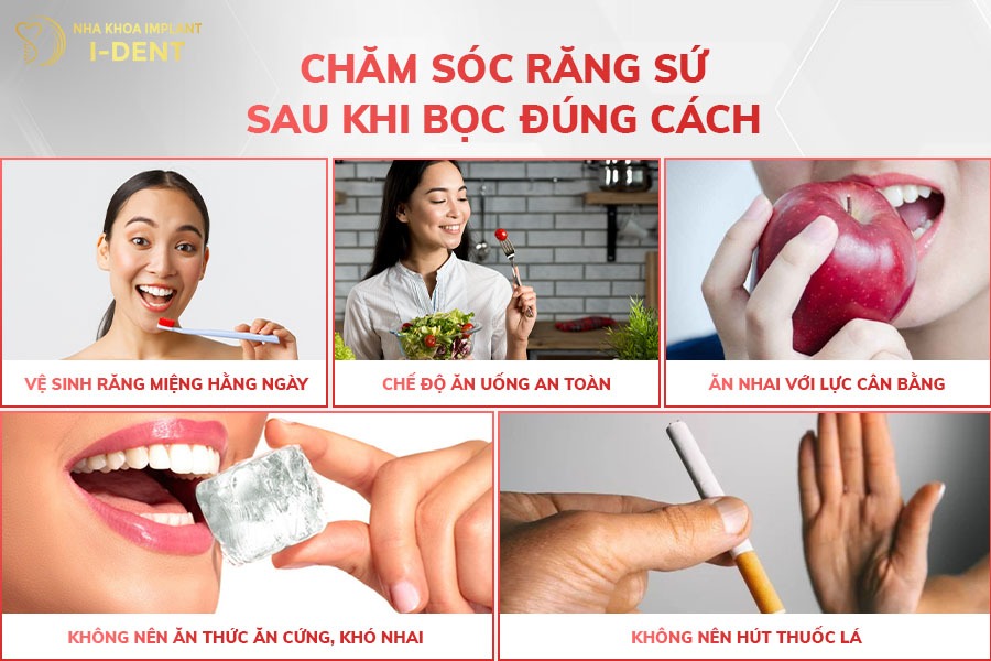 Hướng dẫn chăm sóc răng sứ sau khi bọc