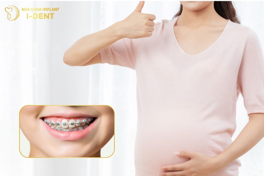 Có bầu niềng răng được không
