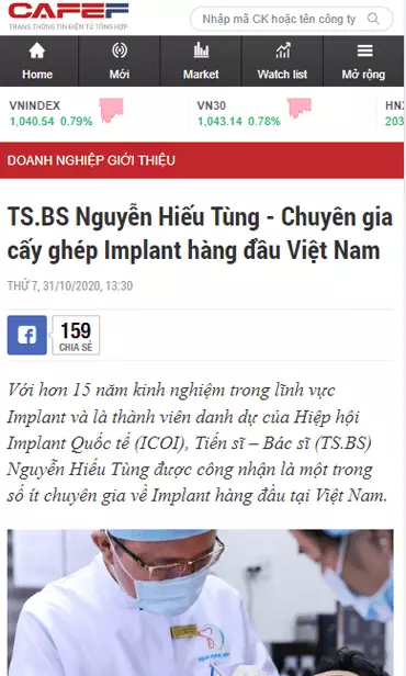 báo chí đưa tin về nha khoa i-dent