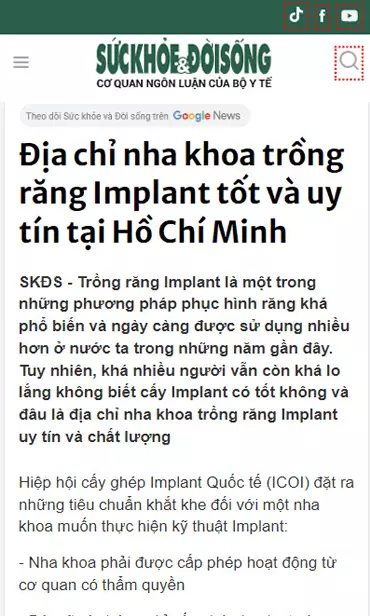 báo chí đưa tin về nha khoa i-dent