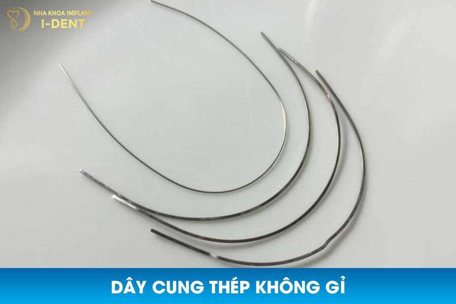 Dây cung thép không gỉ.