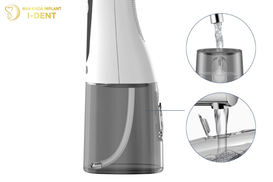 Hình ảnh chụp cận bình chứa nước