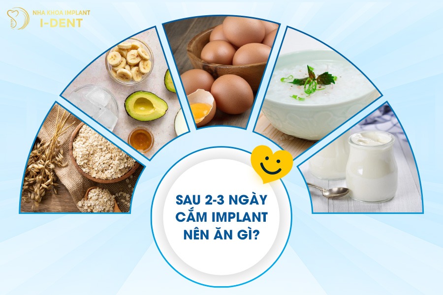 trồng răng implant thì nên ăn gì