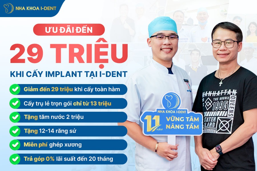 trồng răng hàm trên