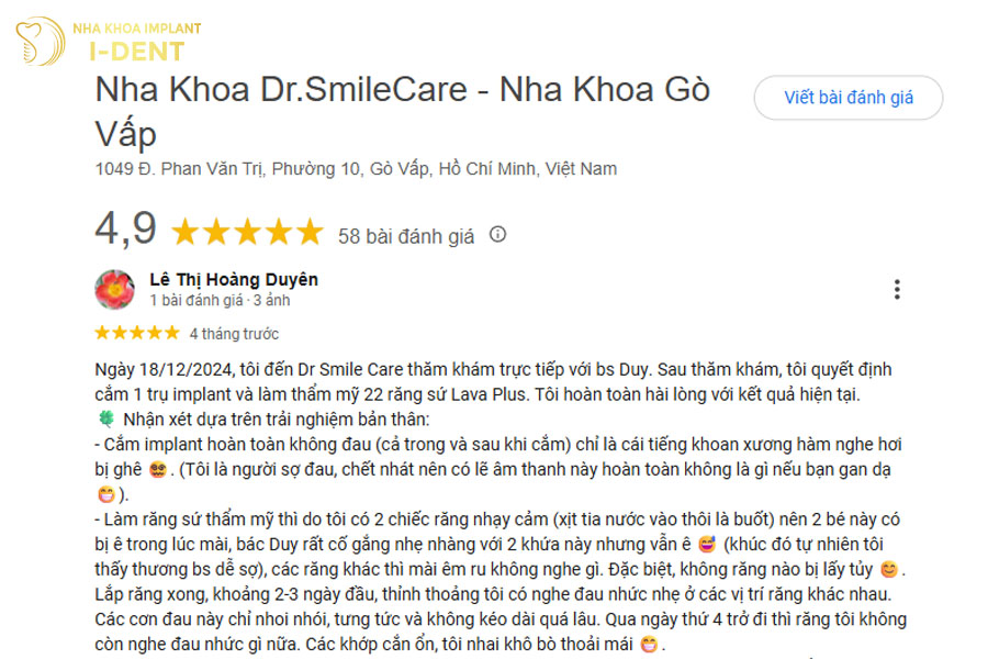 nha khoa Gò Vấp uy tín