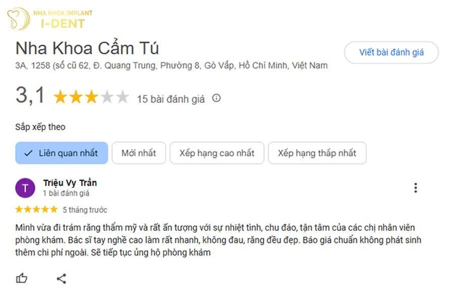 nha khoa uy tín nhất quận Gò Vấp