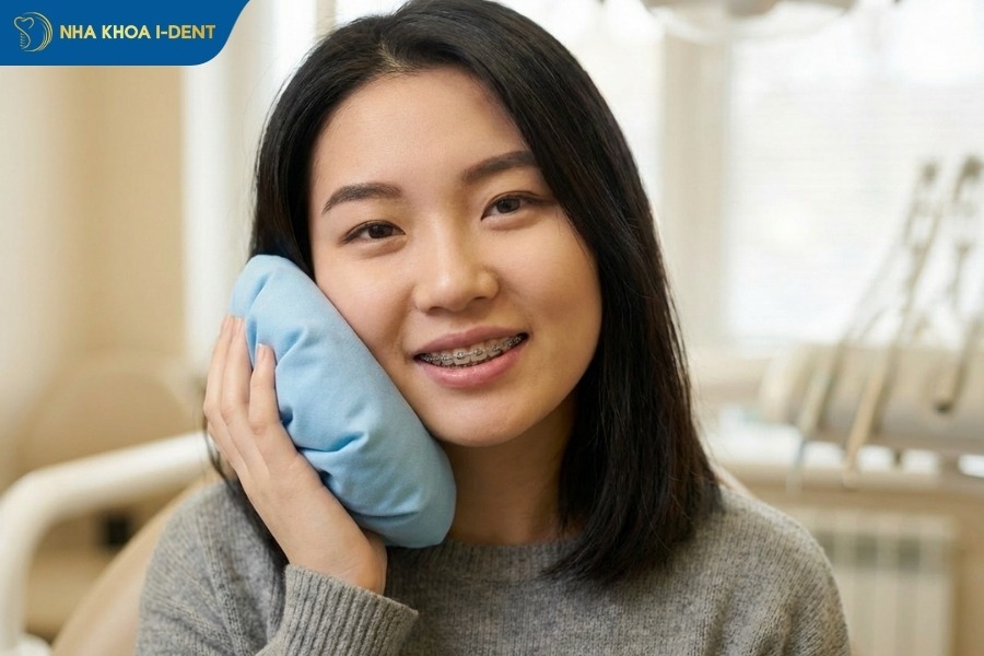 giảm đau khi niềng răng