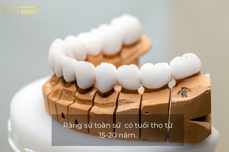 tuổi thọ của răng sứ