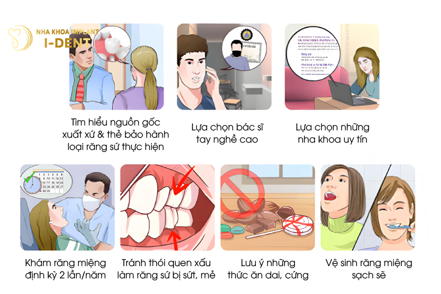 hậu quả làm răng sứ