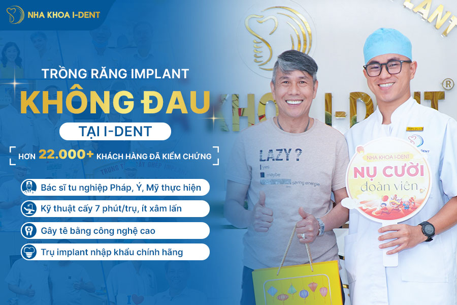 cấy ghép implant có đau không