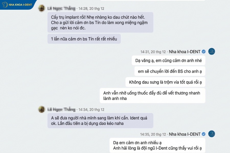 cắm implant có đau không