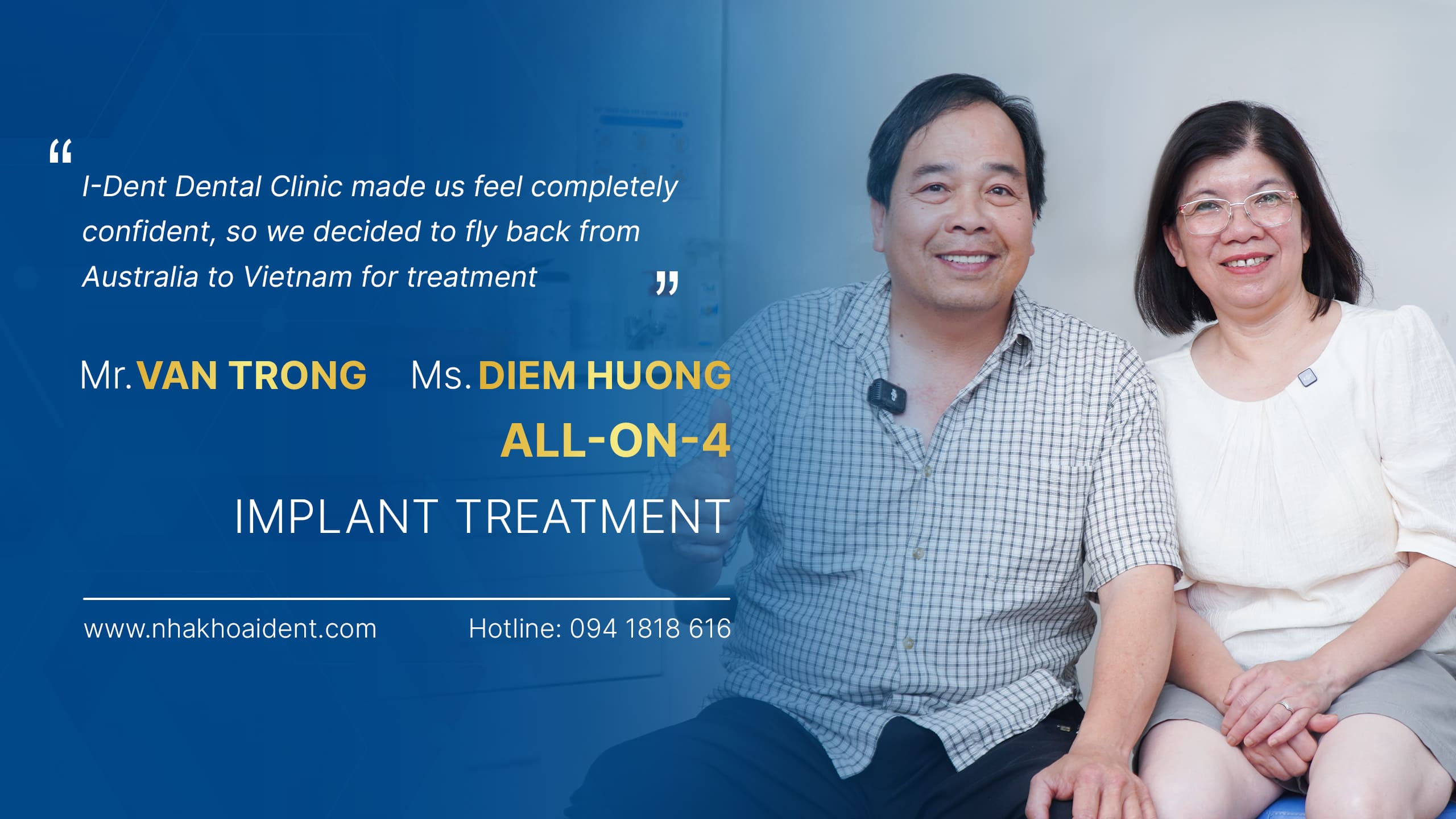 Ms. DIEM HUONG AND Mr. VAN TRONG (Overseas Vietnamese - Australia)